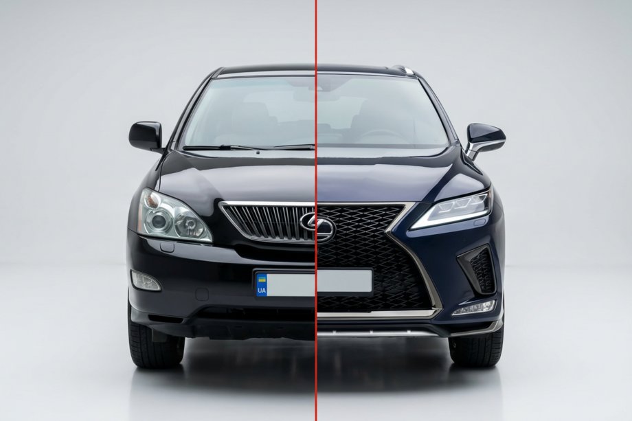 Lexus RX 2003–2009 Facelift komplet za leto 2021 (odbijač, žarometi, zadnje luči) Image