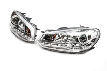 Volkswagen Golf 6 2008–2014 Sprednji žarometi Silver (2 kos, LED) fotografija 1