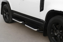 Land Rover Defender 2019– Stranski pragovi OEM Silver (za 110/130, 2 kosa) fotografija 1