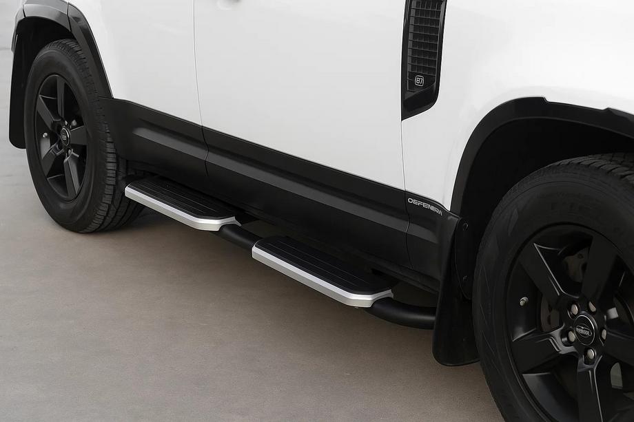 Land Rover Defender 2019– Stranski pragovi OEM Silver (za 110/130, 2 kosa) Image