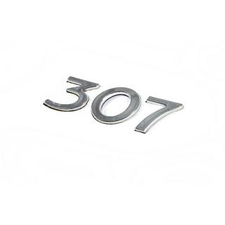 Napis 307 (105 x 30 mm) Peugeot 307 2001–2008 fotografija 2