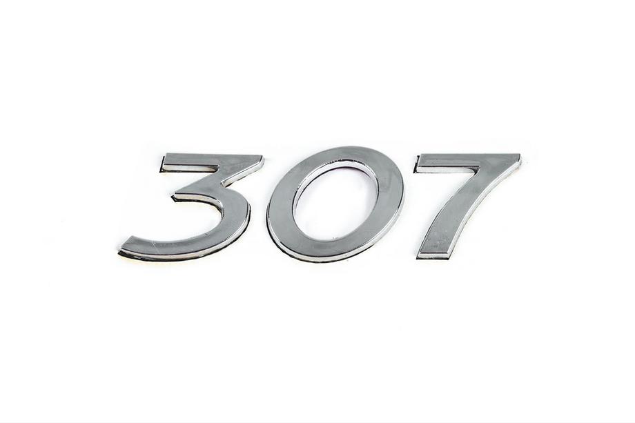 Peugeot 307 2001–2008 Napis 307 (105 x 30 mm) Image