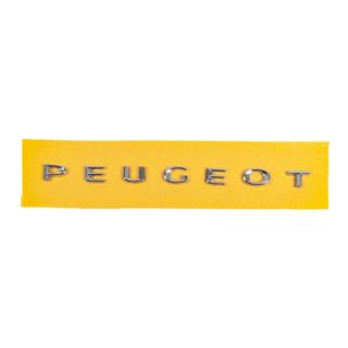 Napis Peugeot (201 x 12 mm) fotografija 1
