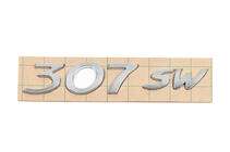 Peugeot 307 2001–2008 Napis 307 SW (175 mm x 30 mm) fotografija 1