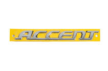 Hyundai Accent 2006–2010 Napis Accent (155 x 18 mm) fotografija 1