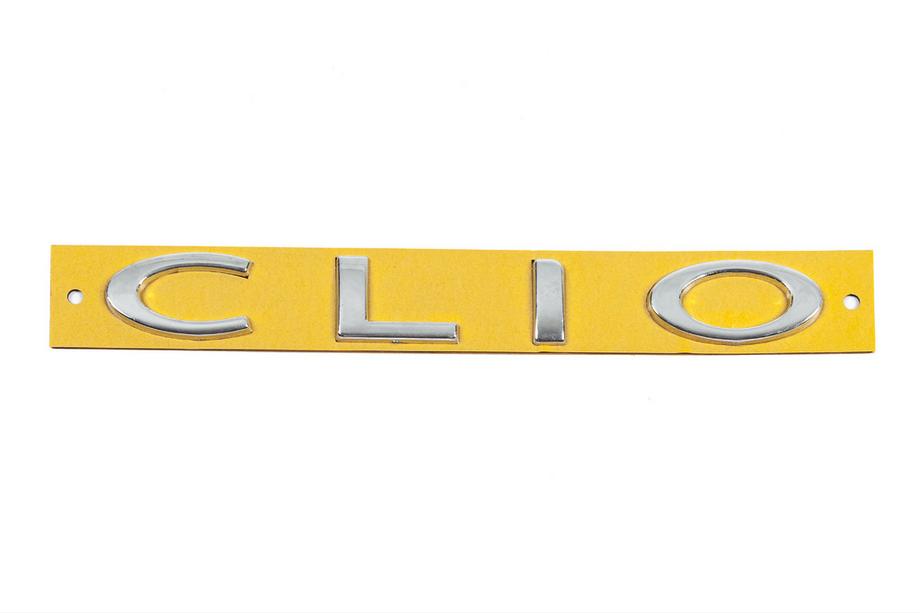 Renault Clio III 2005–2012 Napis Clio 7701208978 (190 mm x 25 mm) Image