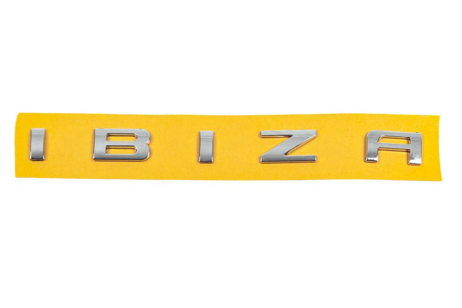 Seat Ibiza 2010–2017 Napis Ibiza 6L6853687A (275 mm x 25 mm) Image