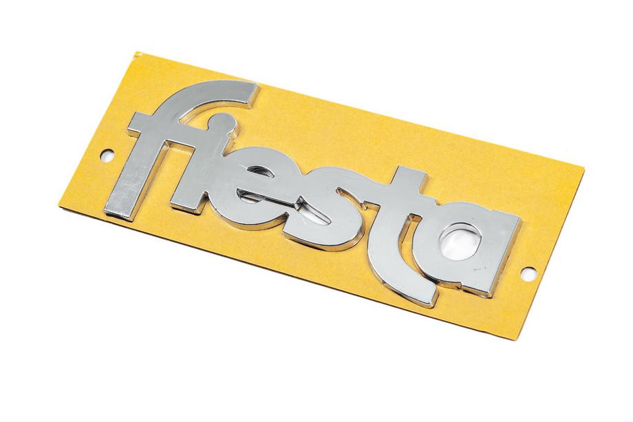 Ford Fiesta 1995–2001 Napis Fiesta YS61B42528AA (117 mm x 52 mm) Fotografija 2