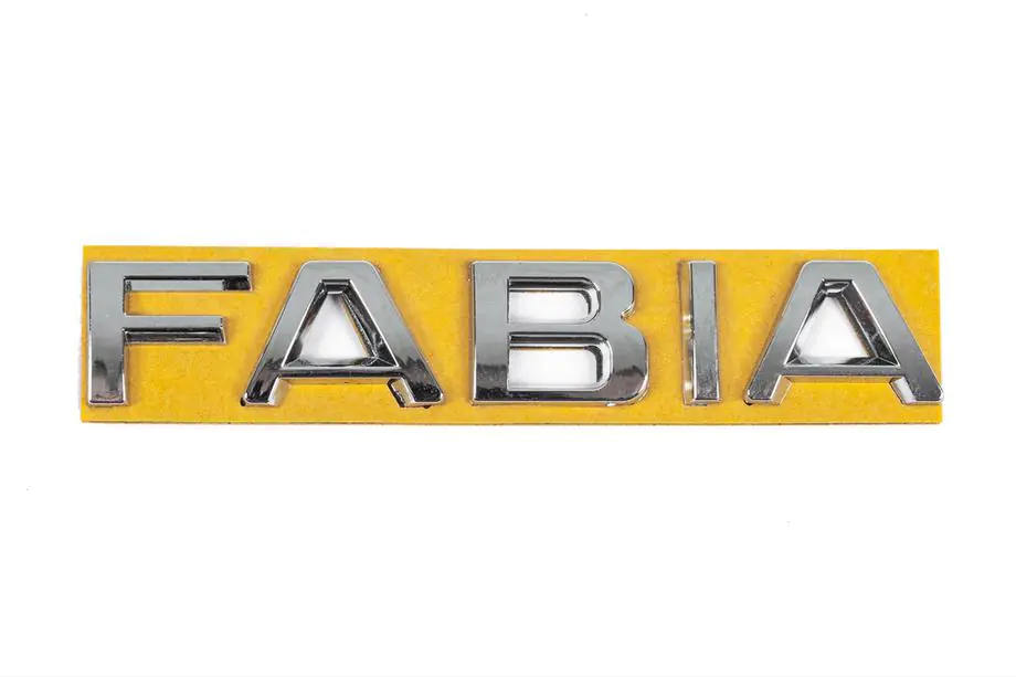 Skoda Fabia 2014–2021 Napis Fabia (130 x 22 mm) Image