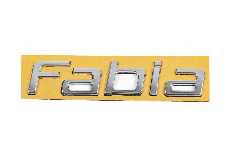 Skoda Fabia 2007–2014 Napis Fabia (125 x 25 mm) Image