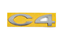 Citroen C-4 2004–2010 Napis C4 8665.Y4 (108 x 30 mm) fotografija 1