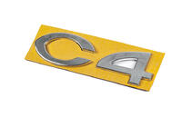 Citroen C-4 2004–2010 Napis C4 8665.Y4 (108 x 30 mm) fotografija 2