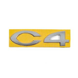 Napis C4 8665.Y4 (108 x 30 mm) Citroen C-4 2004–2010 fotografija 1
