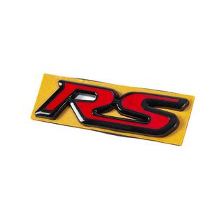 Napis RS rdeče-črn (95 mm x 25 mm) fotografija 2