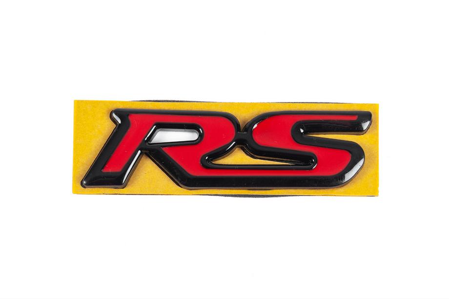 Honda Napis RS rdeče-črn (95 mm x 25 mm) Fotografija 1