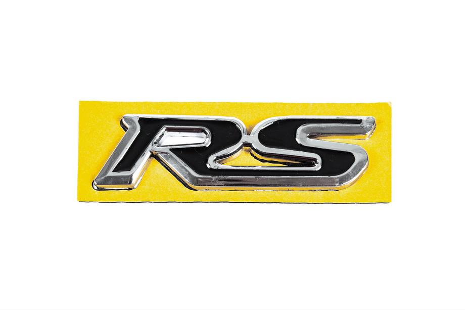 Honda Napis RS črn s kromom (95 x 25 mm) Image