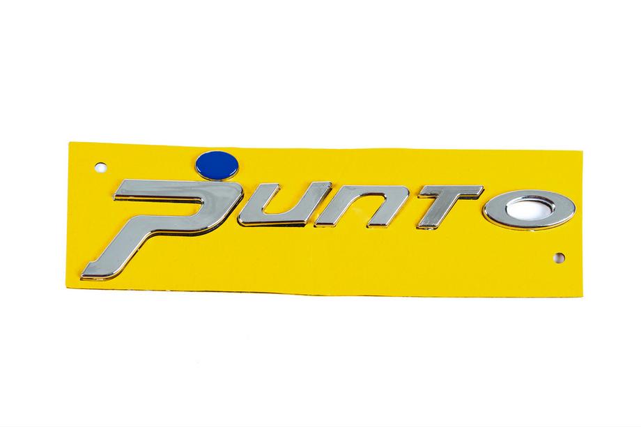 Fiat Grande Punto/Punto EVO 2006–2018 Napis Punto za Grande (modra pika, 1518a) Fotografija 1