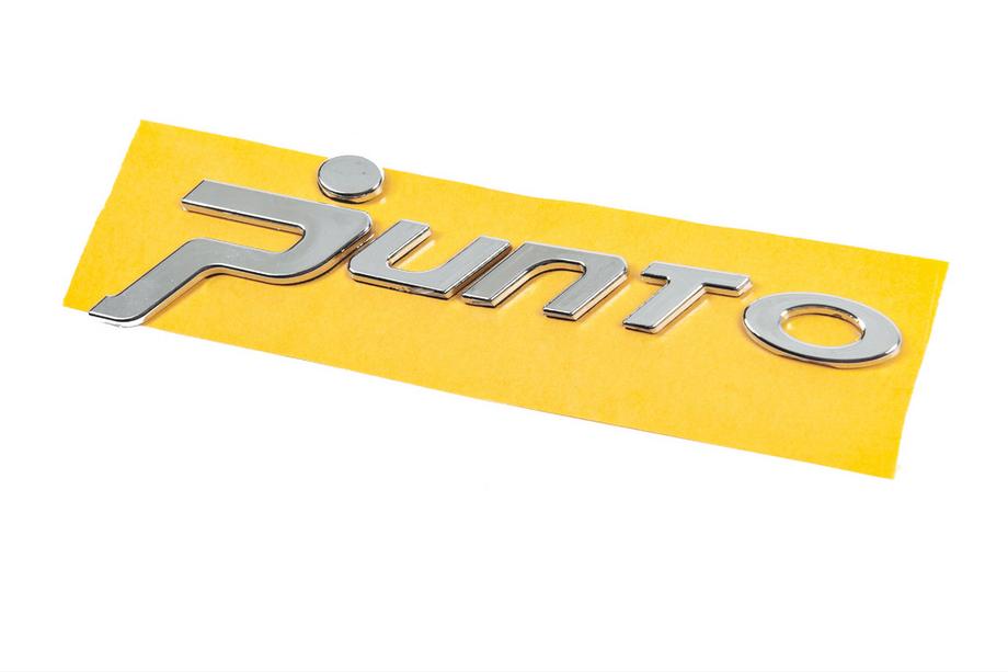 Fiat Grande Punto/Punto EVO 2006–2018 Napis Punto za Grande (krom pika, 1518) Fotografija 2