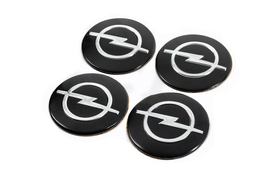 Opel Nalepke za sredinske pokrovčke platišč 56 mm J1023 (4 kosi) Image