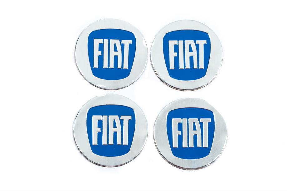 Fiat Nalepke za sredinske pokrovčke platišč 60 mm 1805C (4 kos) Fotografija 1