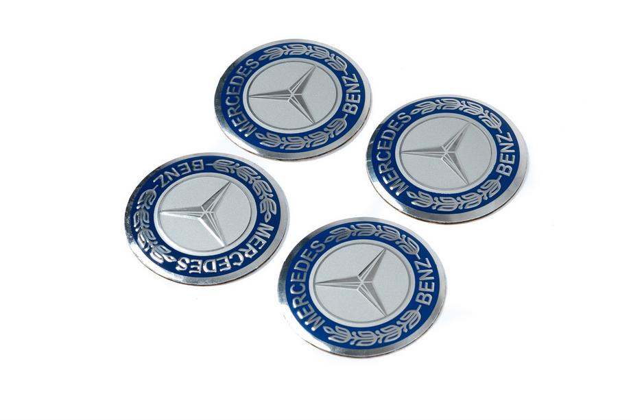 Mercedes-Benz Nalepke za sredinske pokrovčke platišč 56 mm J1017 (4 kos) Image