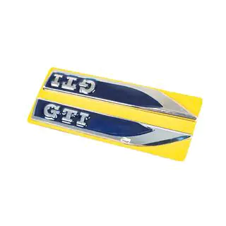 Stranske letvice GTI modra/krom (145 x 22 mm) fotografija 2