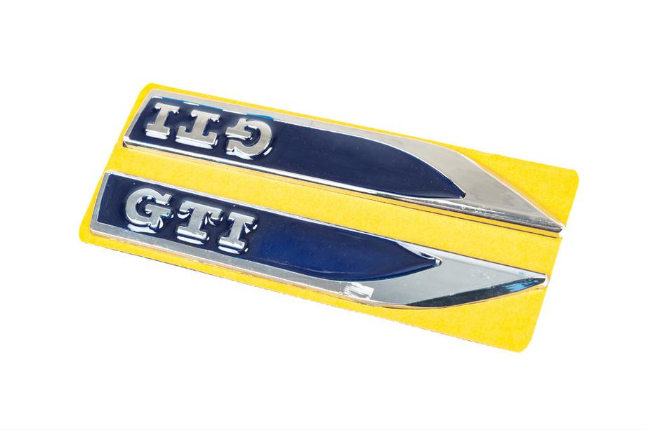 Stranske letvice GTI modra/krom (145 x 22 mm) Fotografija 2