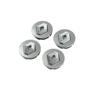 Sredinski pokrovčki platišč sivi 5884 (56 mm na 52 mm, 4 kos) fotografija 1