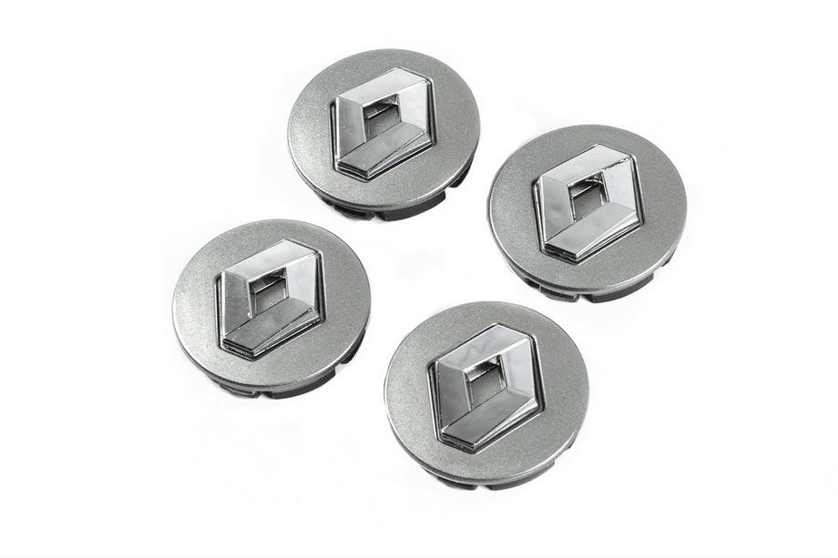 Renault Sredinski pokrovčki platišč sivi 5884 (56 mm na 52 mm, 4 kos) Fotografija 1