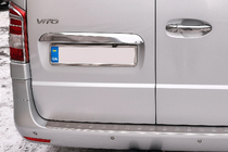 Mercedes Vito/V-razred W447 2014– Letvica nad registrsko tablico, 2-vratni (nerjavno jeklo) fotografija 1