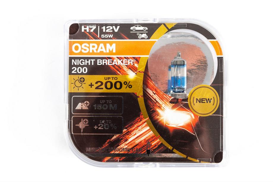 Osram H7 55W Night Breaker +200% 64210nb200 žarnica za glavni žaromet Image