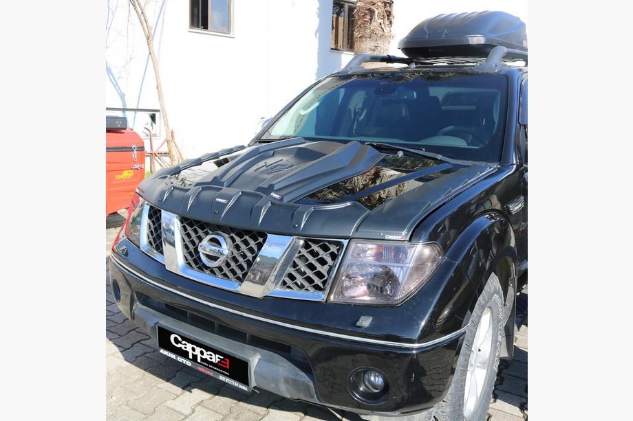 Nissan Navara 2006–2015 Komplet pokrovov motornega pokrova DRAGON (3 kosi) Fotografija 4