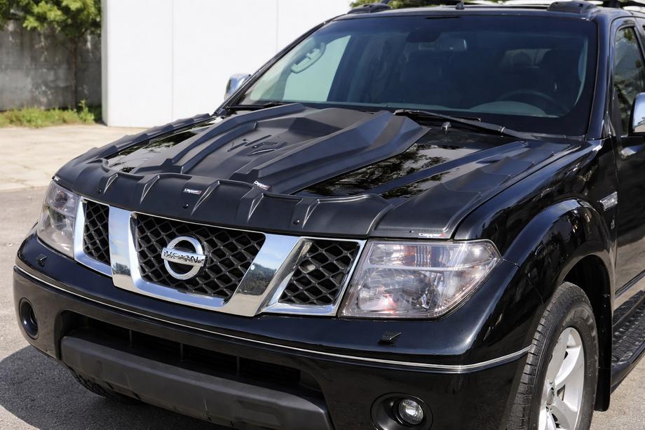 Nissan Navara 2006–2015 Komplet pokrovov motornega pokrova DRAGON (3 kosi) Fotografija 1