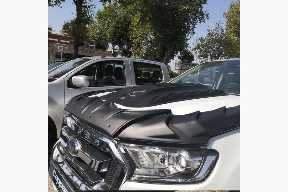Ford Ranger 2011–2022 Komplet okrasnih letvic za pokrov motorja DRAGON (2015-2020, 3 kosi) Fotografija 2