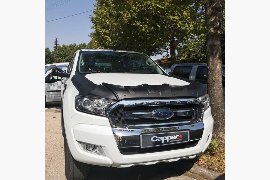 Ford Ranger 2011–2022 Komplet okrasnih letvic za pokrov motorja DRAGON (2015-2020, 3 kosi) Fotografija 3
