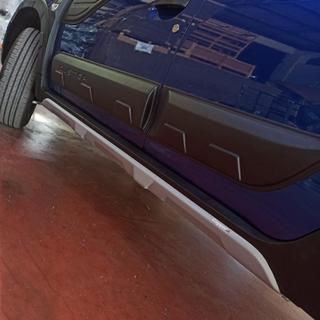 EuroCap obloge bočnih pragov (2 kosa, sive) Dacia Duster 2018–2024 fotografija 1