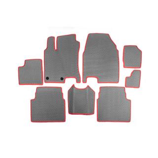 EVA tepihi za vozilo za +2 (3 vrste, sivi) Nissan Qashqai 2007–2010 fotografija 1