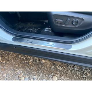 Vstopne letve pragov Carmos (4 kosi, nerjaveče jeklo) Toyota Rav 4 2019–2025 fotografija 1