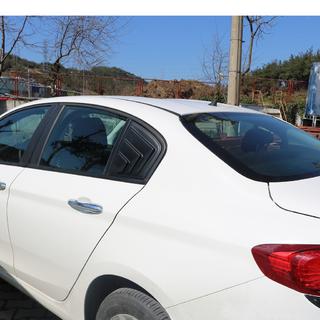 Pokrovi zadnjih stekel EuroCap (2 kos, ABS) Fiat Tipo 2016– fotografija 1