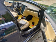 Tesla Model S 2012– EVA preproge za notranjost (2012-2021, bež) fotografija 3