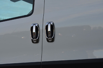 Peugeot Bipper 2008–2017 Pokrovi kljuk in obrobe (8 kos, nerjavno jeklo) Carmos - turško nerjaveče jeklo fotografija 1