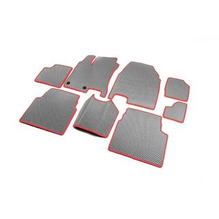 EVA tepihi za vozilo za +2 (3 vrste, sivi) Nissan Qashqai 2010–2014 fotografija 2