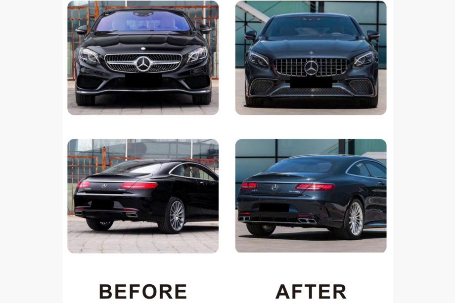 Mercedes S-class C217 Coupe 2014–2020 Bodykit komplet S65 AMG Image