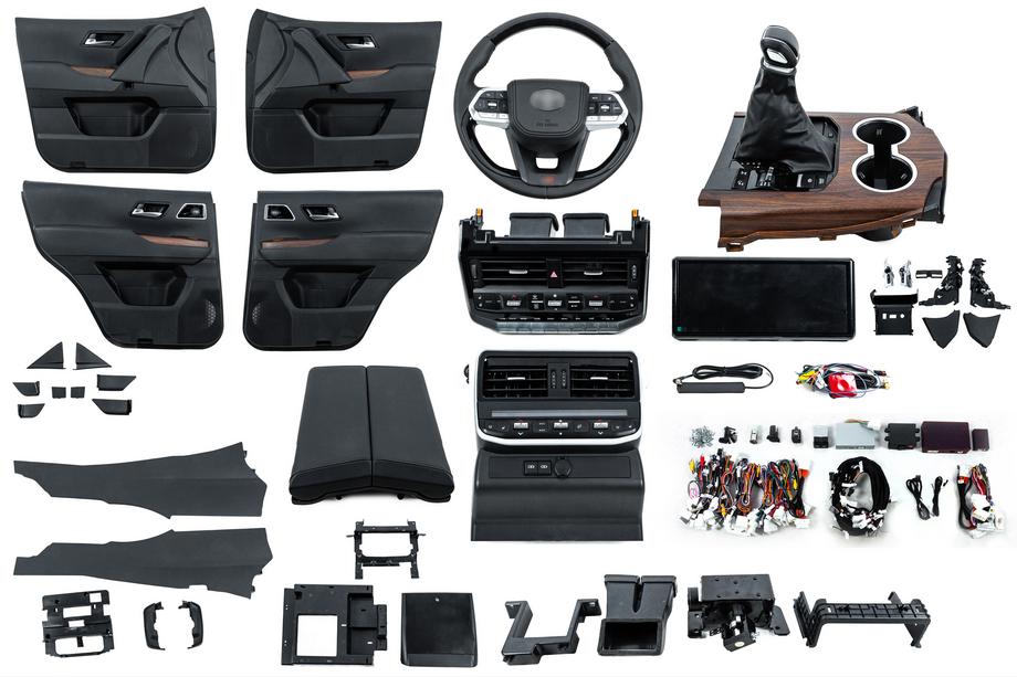 Toyota Land Cruiser 200 2007–2021 Komplet za nadgradnjo notranjosti za LC300 (obloge armaturne plošče) Image