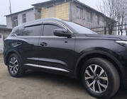 Chery Tiggo 7 2020– Vetrni deflektorji oken s kromirano letvico (4 kos, Niken) fotografija 5