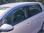 Volkswagen Golf 6 2008–2014 Vetrni deflektorji oken s kromirano letvijo Niken (HB, 4 kosi) fotografija 2