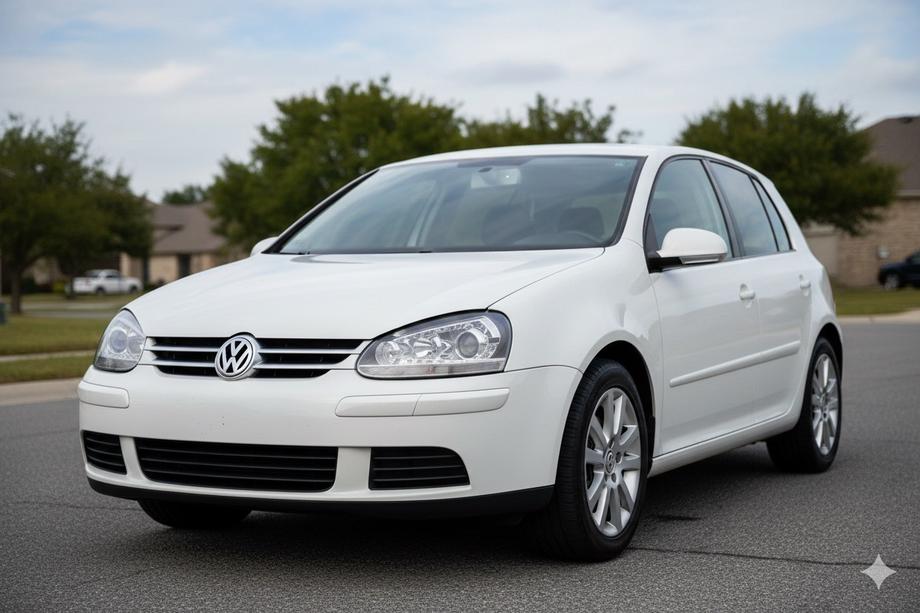 Volkswagen Golf 5 2003–2009 Sprednji žarometi z LED lučmi Silver (2 kosa) Image