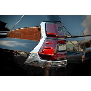 Obrobe zadnjih luči V2 (2 kos, 2018+) Toyota Land Cruiser Prado 150 2009–2023 fotografija 3