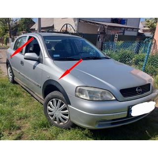 Obloge kolesnih lokov (4 kosi, črne, kovinske) Opel Astra G Classic 1998–2012
