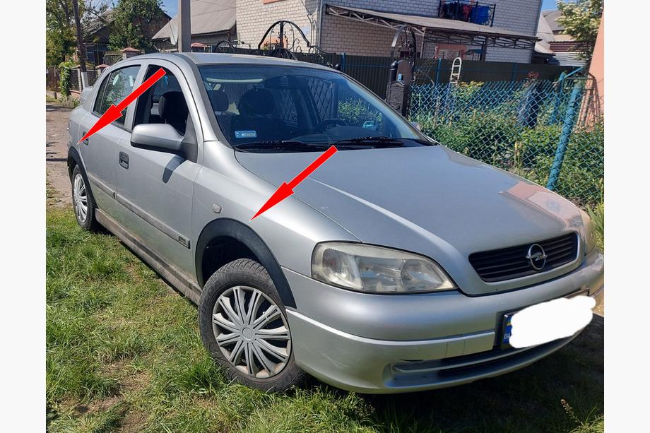 Opel Astra G Classic 1998–2012 Obloge kolesnih lokov (4 kosi, črne, kovinske) Image
